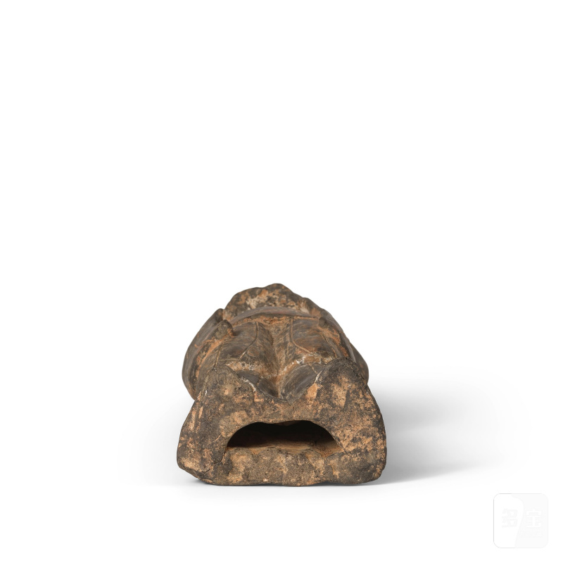 北魏 陶武士俑 | GRANDE STATUETTE D'UN GUERRIER EN TERRE CUITE - 图2